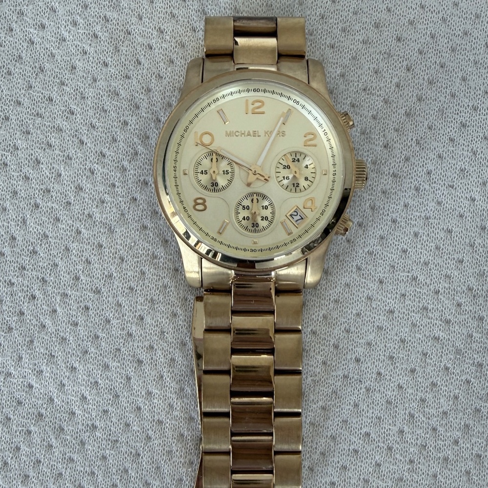 Michael Kors Runway Gold Watch MK5055